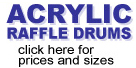Sizes and Prices for Acrylic Raffle Drums 