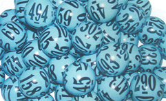 Numbered Raffle Ball Sets