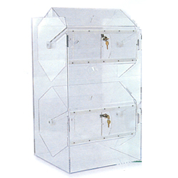 Double Acrylic Raffle Drum