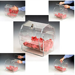 13 inch Medium Acrylic Raffle Drum