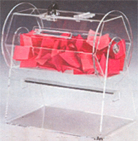 Small Acrylic Raffle Drum