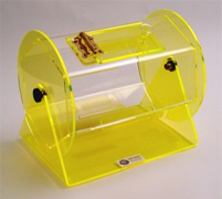 Mini Fluorescent Yellow Acrylic Raffle Drum